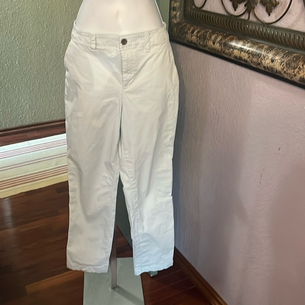 GAP Girlfriend Chino light mint green Cotton pants Sz 6💚